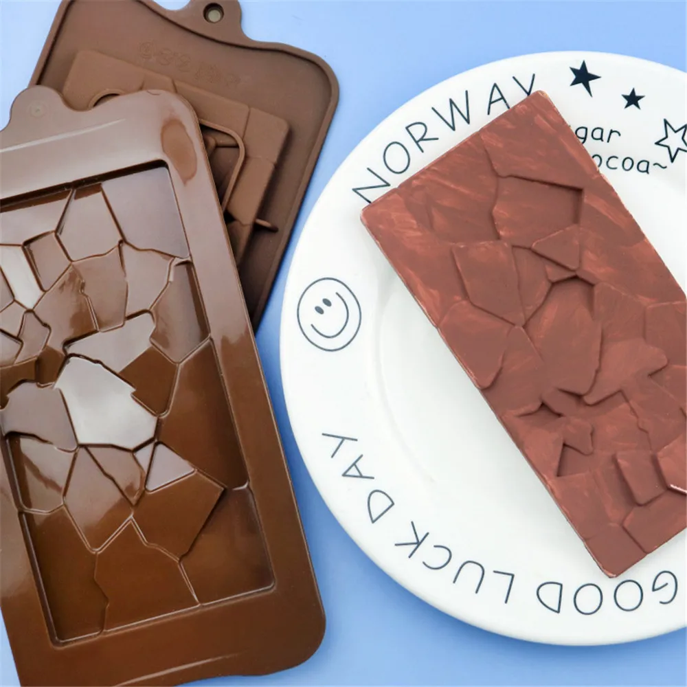 

Silicone Chocolate Mold Fragment Shape Baking Tools Non-Stick Silicone Cake Mould Jelly Candy 3D DIY Molds Kitchen Accessories