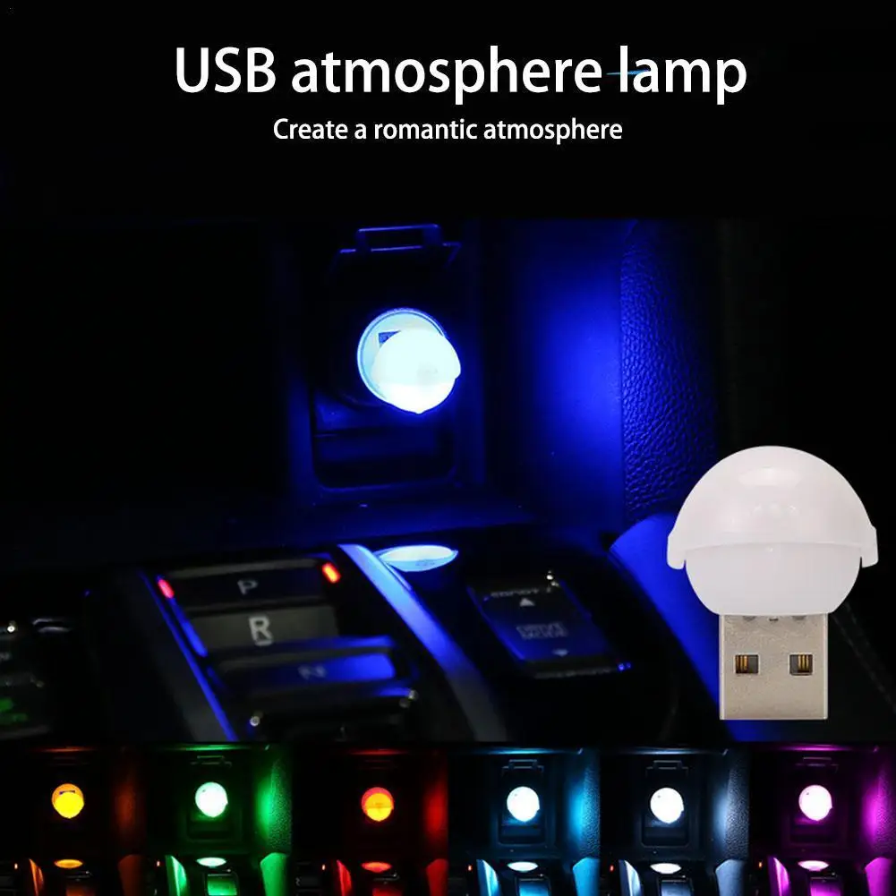 

1 шт., Автомобильный светодиодный мини-светильник с USB