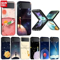 the little prince case cover for samsung galaxy z flip3 z flip 3 5g z3 hard pc protect shell coque funda
