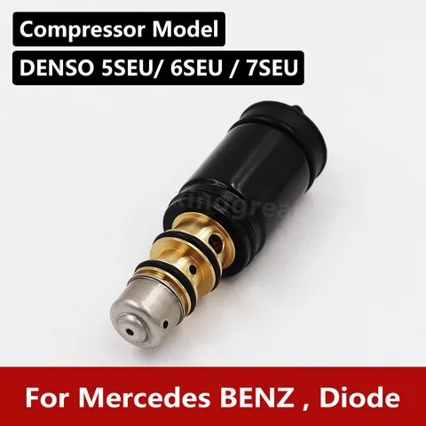 Электромагнитный регулирующий клапан для компрессора переменного тока Denso 5SEU 6SEU 7SEU для Mercedes W204 C180 C200 C260 W212 W211