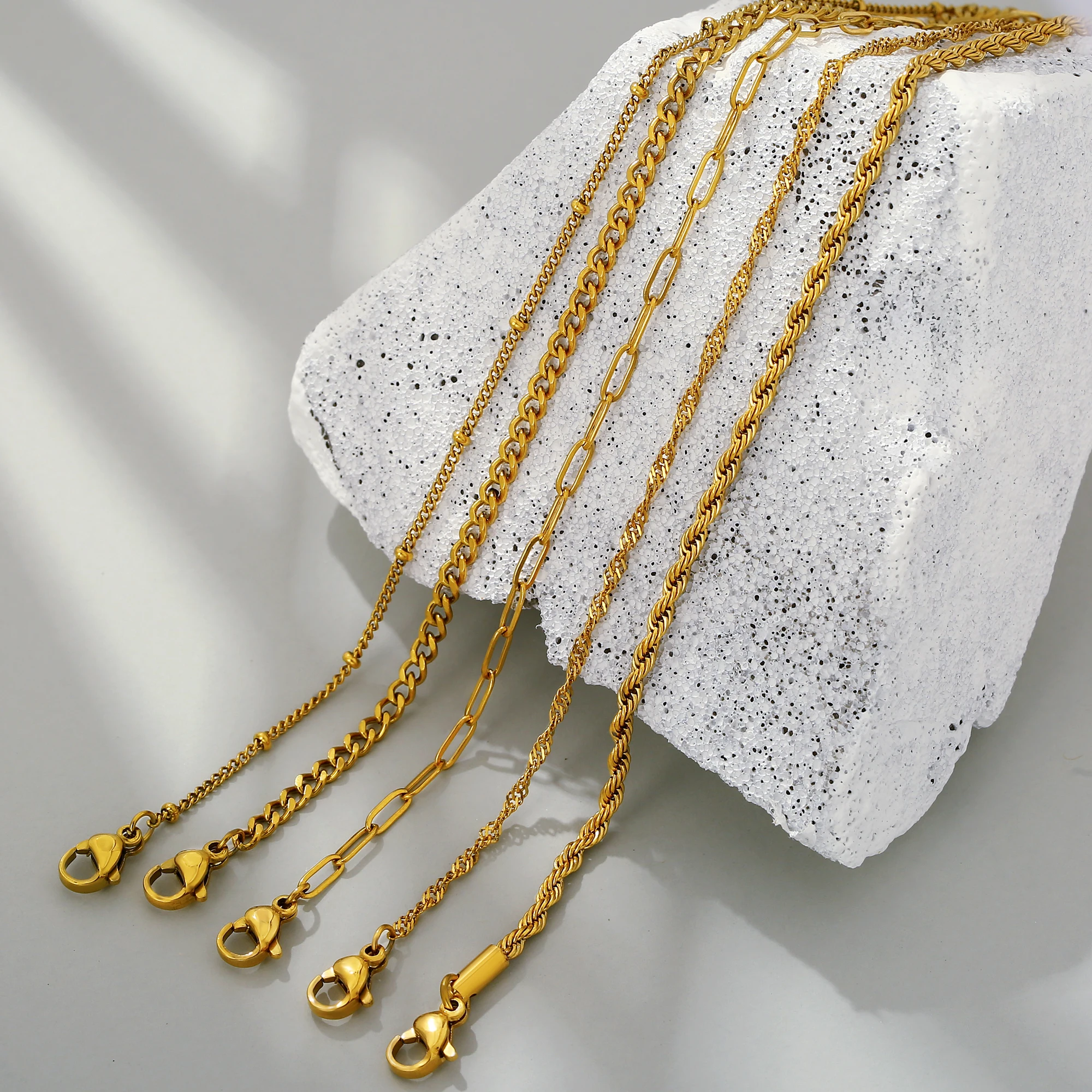 Badu водонепроницаемый изысканный браслет из 14-каратного золота для женщин не