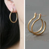 european and american fashion retro metal earrings womens trendy temperament tassel light luxury niche earrings earrings