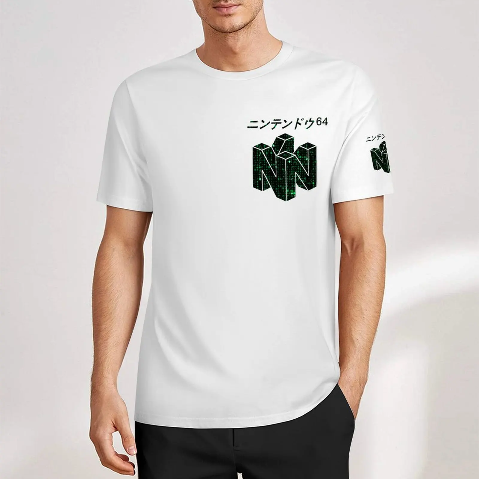 Футболка с круглым вырезом логотип Vaporwave