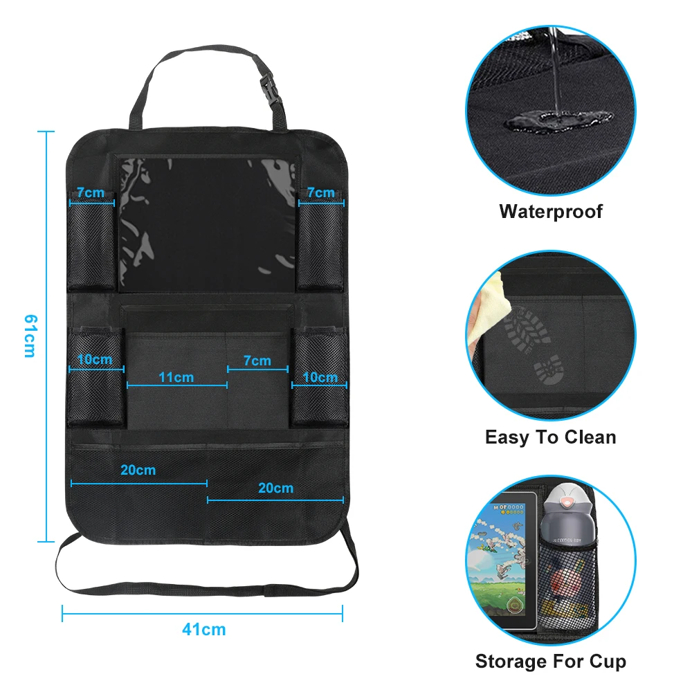 Anchtek автомобильный органайзер для заднего сиденья держатель планшета с