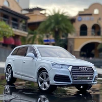 132 audi q7 suv alloy car model diecast toy vehicles metal car model collection high simulation sound and light kids gift