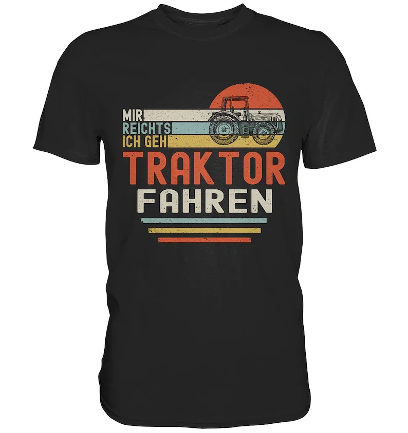 

Тракторная футболка в подарок для фермера