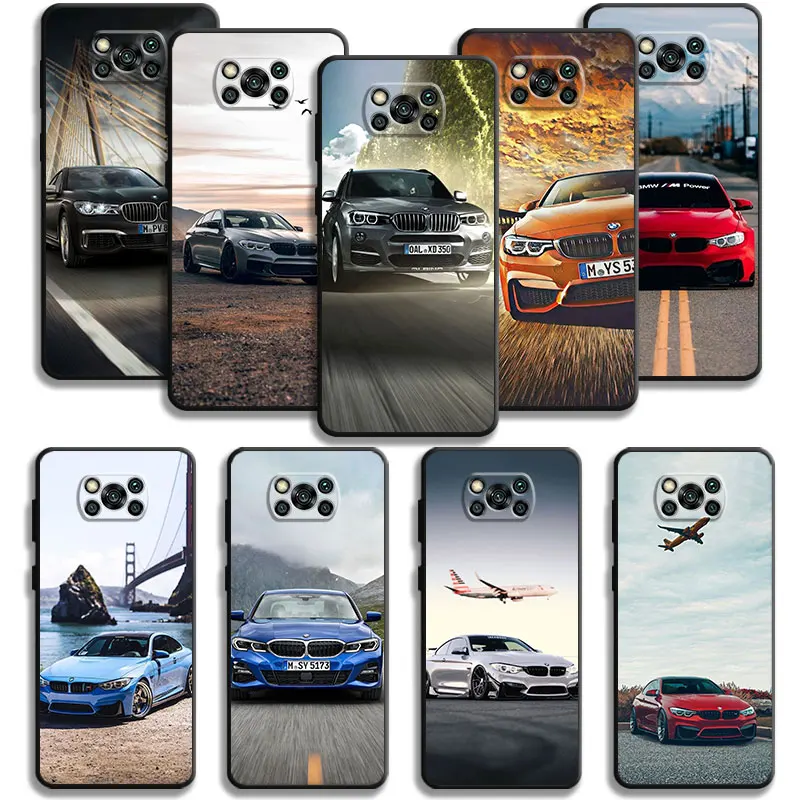 

Case For Xiaomi POCO X3 NFC X4Pro X5 M3 for Mi 12 13 11 10 10T 8 Note10 Lite 11Ultra 11T Pro F1 Driving Travel Bmw Car Scenery