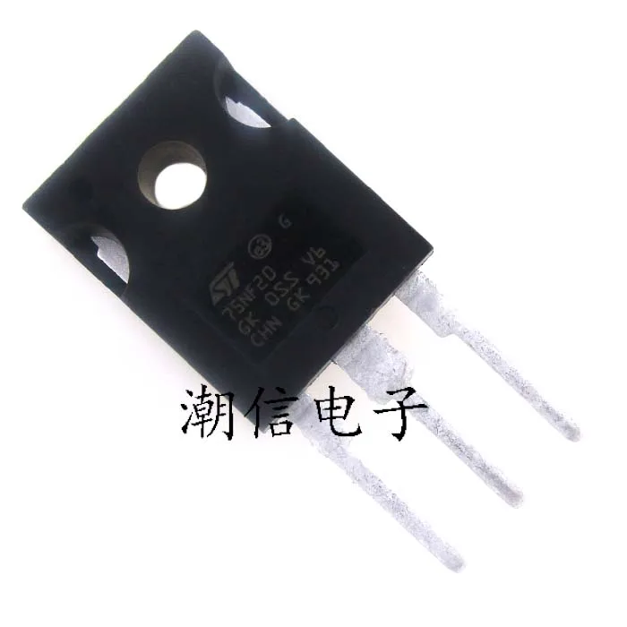 

free shipping 75NF20 STW75NF20 75A 200V 10PCS
