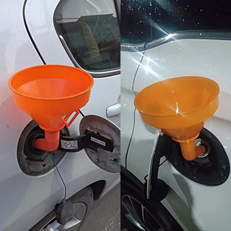 

2-In-1 Refueling Funnel with Strainer Can Spout for Oil Water Fuel Petrol Gasoline for Auto Car Motorcycle Bike Truck ATV