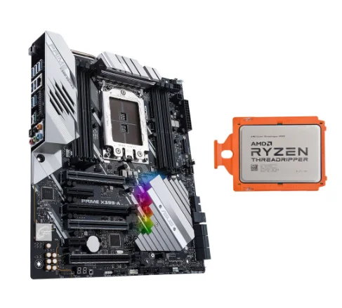 

ASUS PRIME X399-A Motherboard for AMD Ryzen Threadripper 1920X Prozessor Motherboard CPU Set Used