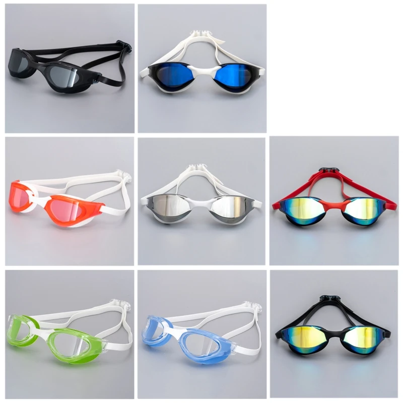 

Swimming Goggles Waterproof Clear Silicone Anti Fog UV Protection