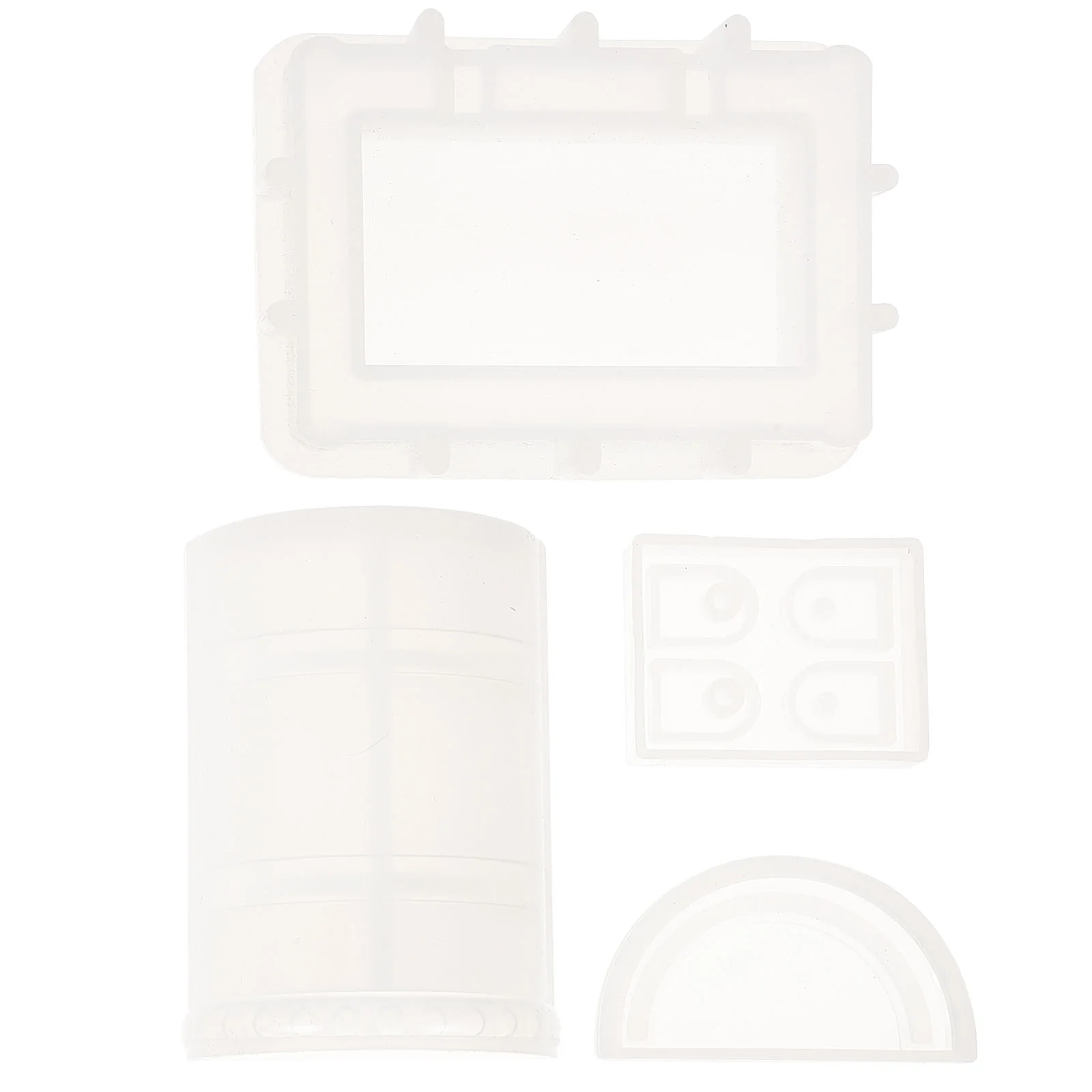 

Box Molds Resin Holderstorage Silicone Dice Mold Treasure Trinket Ashtray Tray Diy Epoxy Savings Wooden Jewelry Favor Mirror