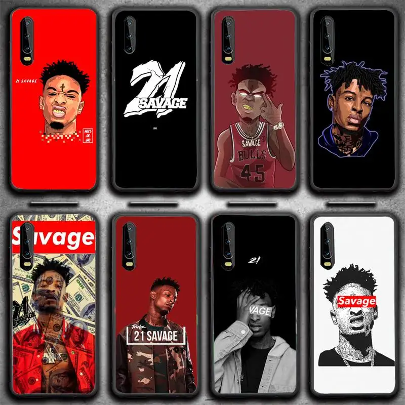 

21 Savage Phone Case For Huawei G7 G8 P7 P8 P9 P10 P20 P30 Lite Mini Pro P Smart Plus Cove Fundas