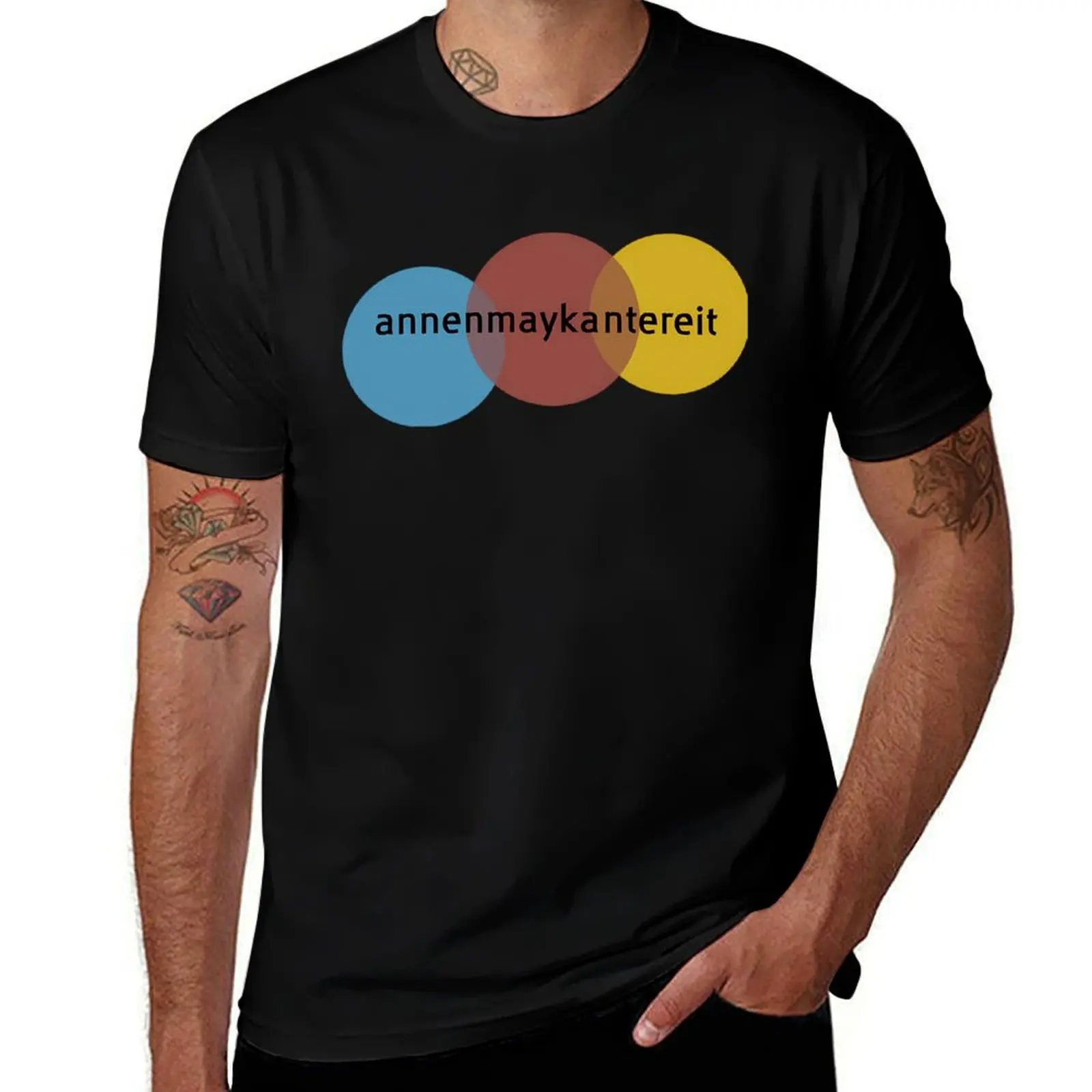 Фото Футболка AnnenMayKantereit Merch, мужские хлопковые футболки №1