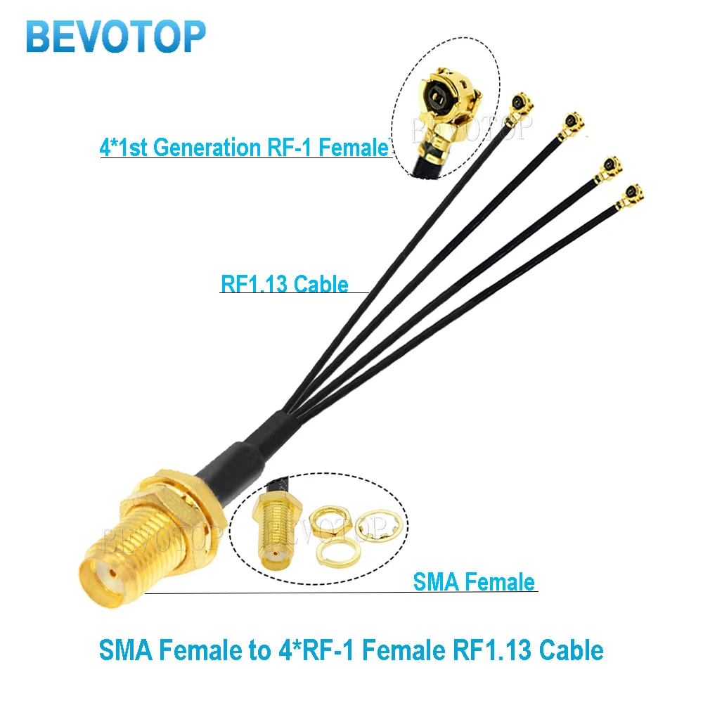 

BEVOTOP разветвитель кабеля SMA на 4 U.FL