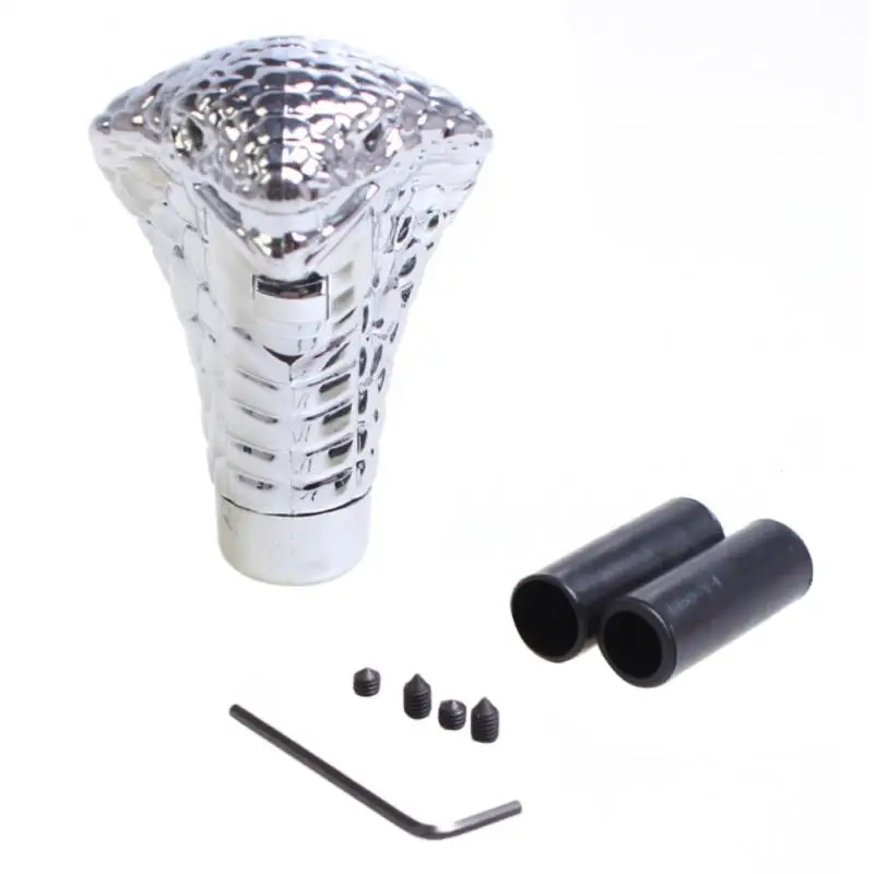 

Blue LED Universal Car Manual Shift Gear Knob Stick Eyes Chrome Legal Shift Lever Auto Car Styling Auto Accessories