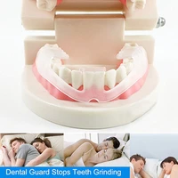 food grade silicone mouth guard gum shield for stop grinding teeth anti snoring devices mouthguard prevent night sleep aid tools