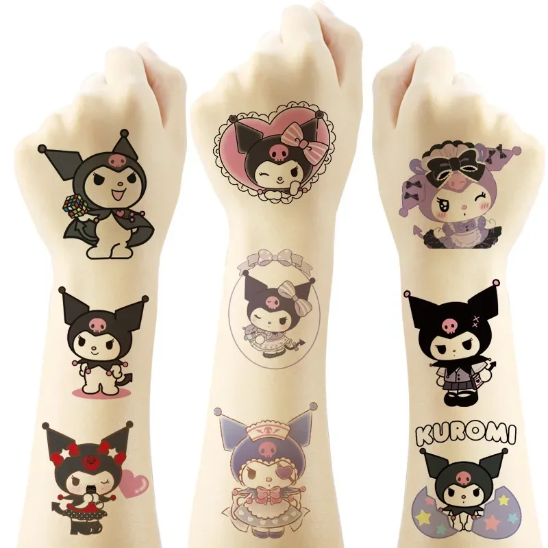 20 шт./набор наклейки для татуировок Sanrio Kuromi