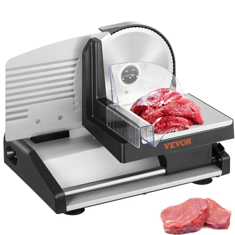 

VEVOR 7.5" Commercial Meat Slicer 200W Electric Deli Slicer for Meat Veggie Bread