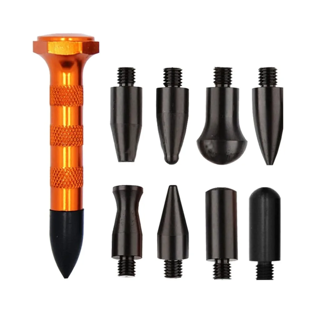 

Набор инструментов для ремонта вмятин автомобиля, удаление града, удаление ручки, ударный молоток, лак, бесплатные вмятинки, выравнивание кузова автомобиля, 9-головный ремонт вмятин