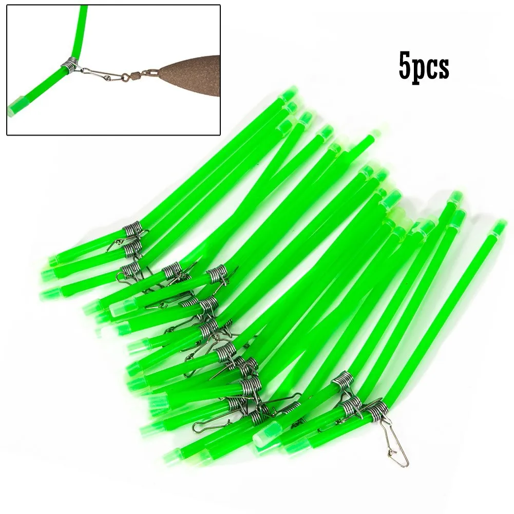 

5pcs Feeder Fishing Anti-Tangle Boom Luminous Booms With Snaps Tube Balance Connector Pesca Iscas Fishing Tackle Tools