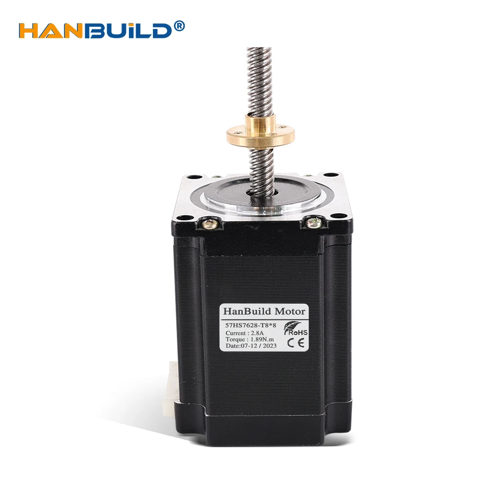 Винт Nema23 шаговый двигатель 165 унций 56 мм 2 8 А 1 НМ 23HS7628-T8 для различных аксессуаров