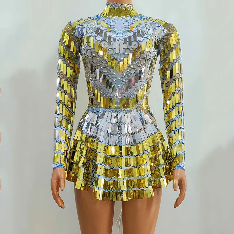 

Блестящий ночной клуб, Dj, певец, сценические костюмы, женские танцоры Gogo, танцевальное платье, фрикционое Королевское Платье, костюмы вечерние DN16166