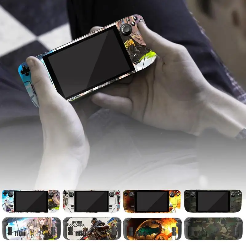 Folia ochronna na konsolę parową, naklejki na konsolę, odporne na zarysowania, pyłoszczelne, przenośny odtwarzacz gier, akcesoria 3 Folia ochronna na konsolę parową, naklejki na konsolę, odporne na zarysowania, pyłoszczelne, przenośny odtwarzacz gier, akcesoria 3