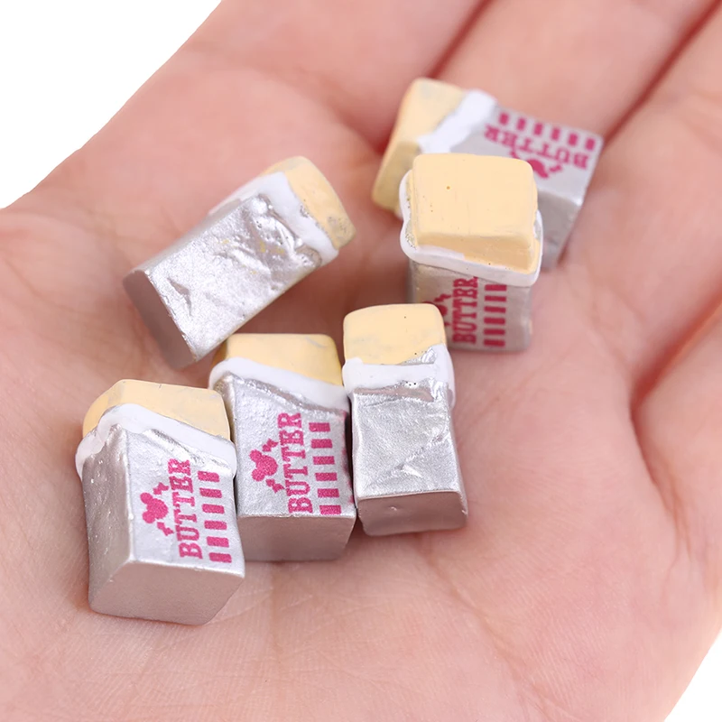 6 шт. 1/12 Миниатюрная игрушка для кукольного домика имитация пищи масла ролевая