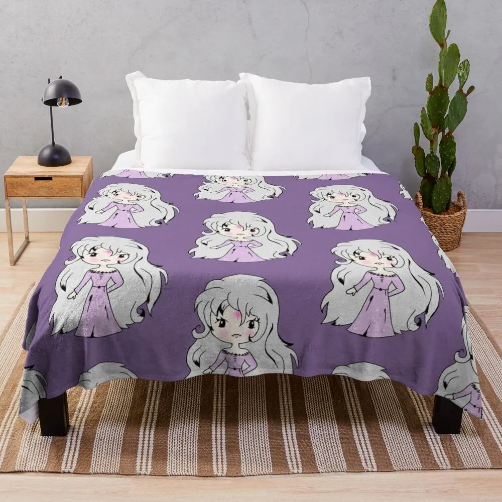 Чиби Леди Амальтея. Последний Единорог. Одеяло Фланелевые мягкие пляжные одеяла
