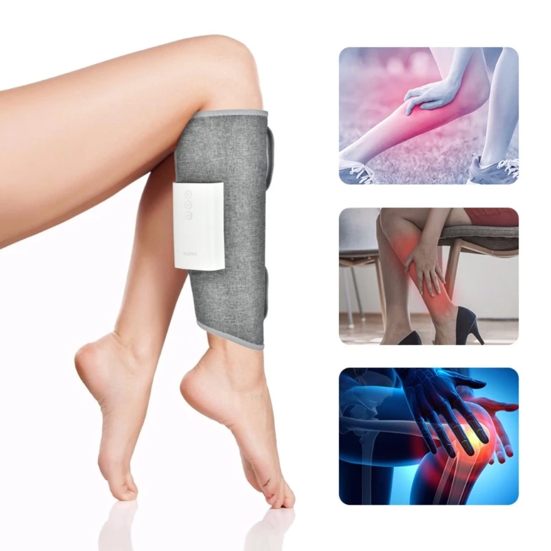 

Rechargeable Electric Leg Massager for Circulation Wireless Air Compression Leg Massage Calf Massager Muscles Relaxation B03E
