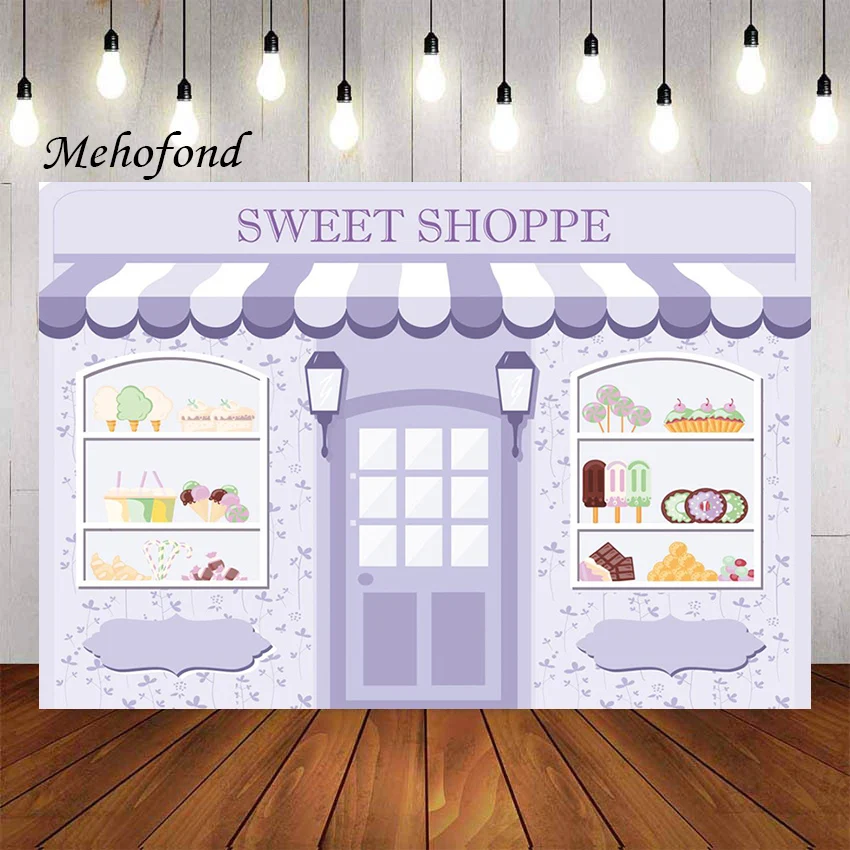 

Фон для фотосъемки Mehofond Милая покупка пончик мороженое Десерт девушка день рождения украшение фон фотостудия баннер
