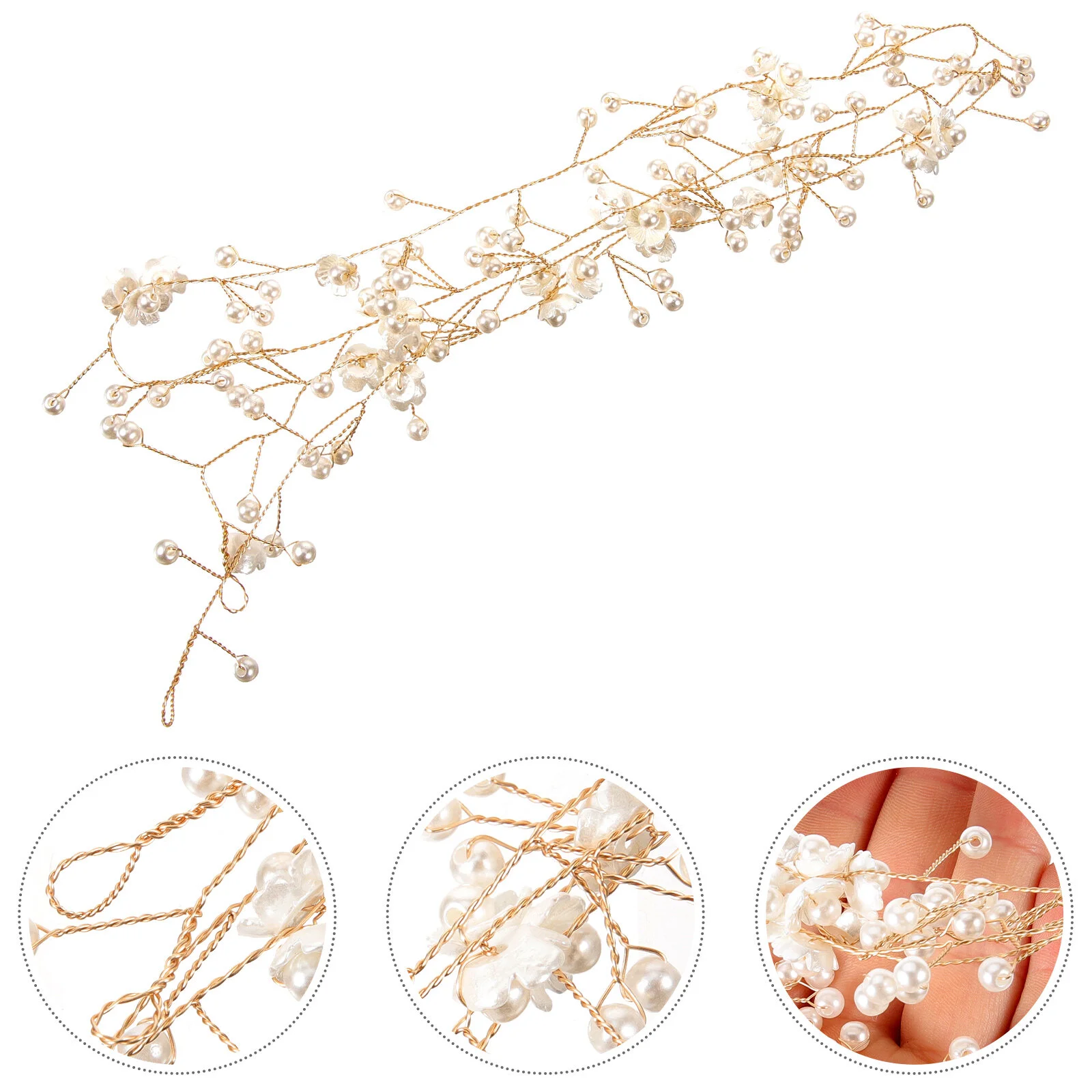 

Bridal Dress Belt Wedding Belt Pearl Flower Belt Women Dress Belt Decorative Dress Belt