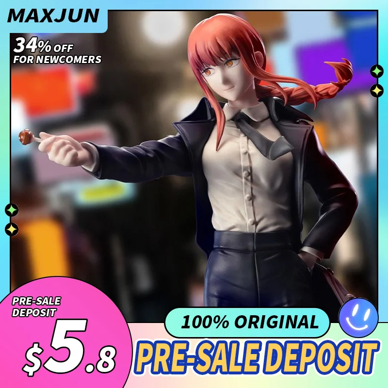 

MAXJUN Original Pre Sale Chainsaw Man Anime Figure Makima 22cm PVC Model Toys SEGA Collectible Action Figures Luminasta