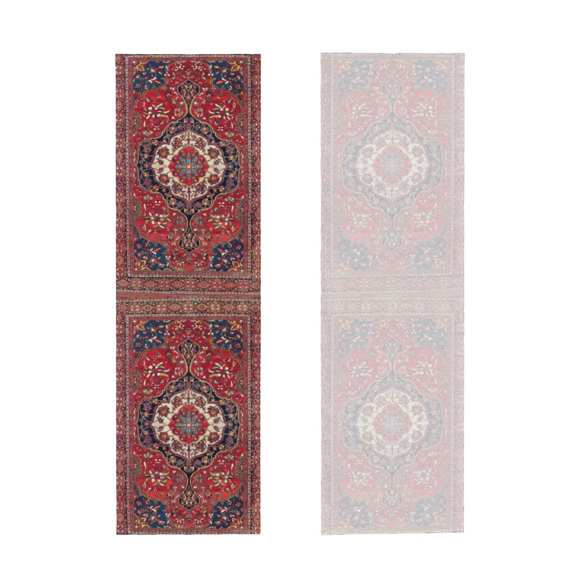 Фото Полотенце для умывания и фитнеса Sarouk Farahan Arak West Persian Rug Print, быстросохнущее, для холодных тренировок, банное полотенце №2