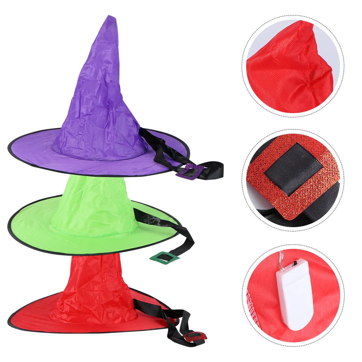 

Witch Hatparty Decord Lightcosplay Cap Costumes Headwear Accessory Costume Props