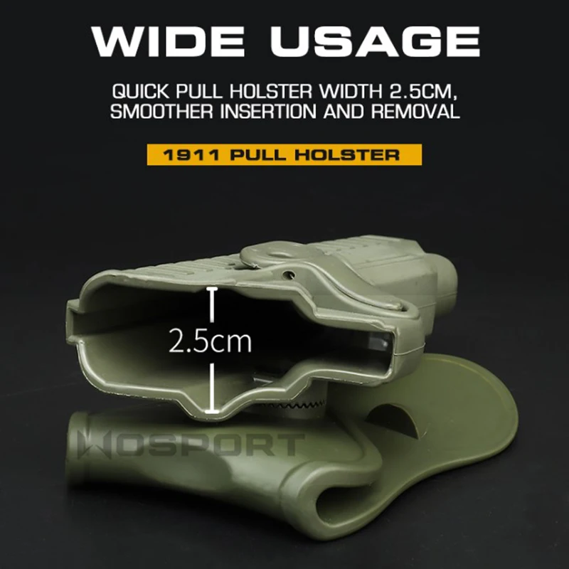 Тактическая быстросъемная кобура 1911 ремень для пистолета Colt чехол правой руки на