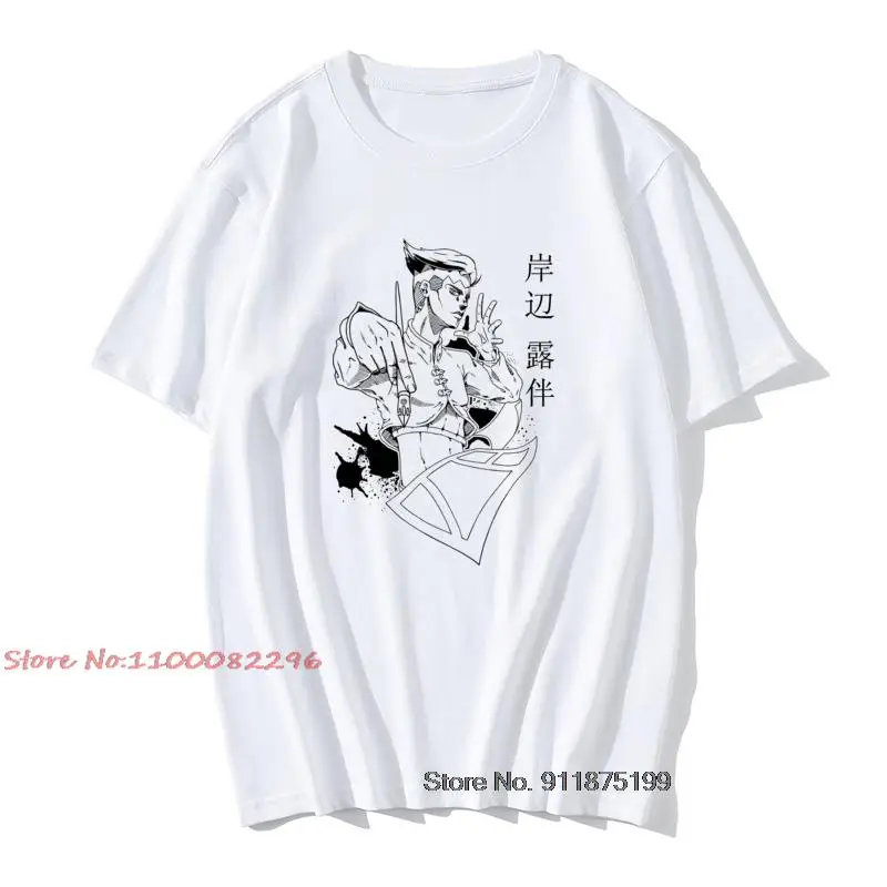 

Мужские футболки Kishibe Rohan, потрясающие футболки, Необычные приключения Джоджо, аниме Jjba манга, Рождественская футболка, винтажная женская фу...