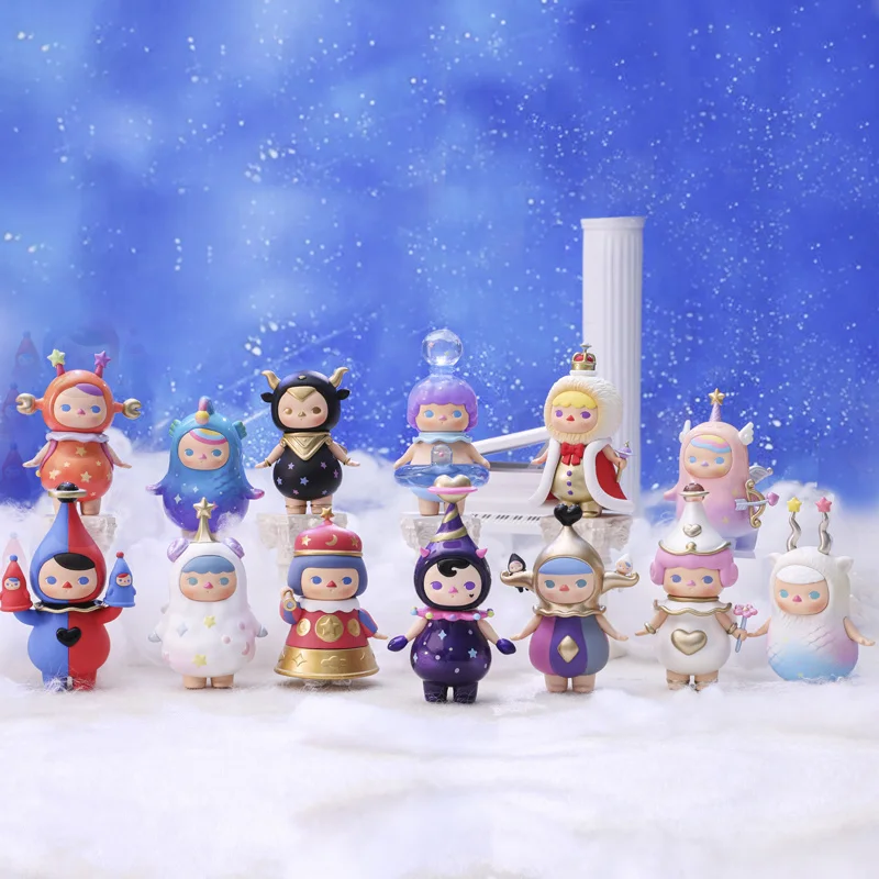 

Horoscope Pucky Babies Collection Doll Collectible Cute Action Kawaii animal toy figures free shipping