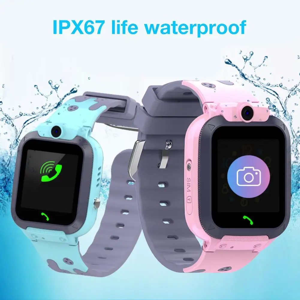 Смарт-часы для детей Q16 Ipx67 Life, водонепроницаемые, с дышасветильник кой, карта позиционирования Gps