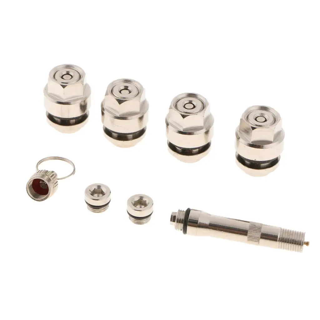 

7x Invisible Car Tire Valve Stem Metal Screw Flush Mount Valve Caps