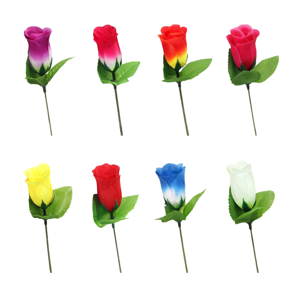 

2bag Add Touch Of Romance To Home With Spring Bud Silk Flowers With Clear And Colorful Leaf Veins Silk Fabric Is Easy