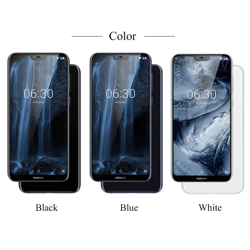 Nokia X6 телефон 6 1 плюс мобильный с двумя sim-картами 4G LTE 5 8 '✖MP ROM Android смартфон
