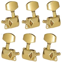 a set of gold semiclosed guitar tuning pegs keys tuners machine heads for acoustic guitar accessories guitr parts