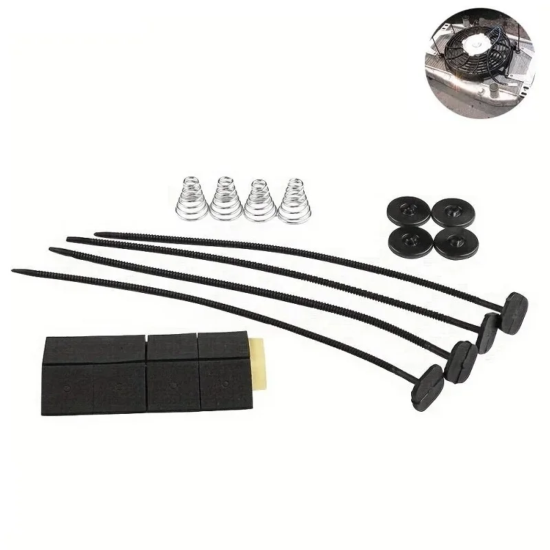 

Электрический вентилятор радиатора, монтажный комплект, завязки на молнии, ремни, вкладки, пружины для автомобильного кондиционера, аксессуары для вентиляторов радиатора