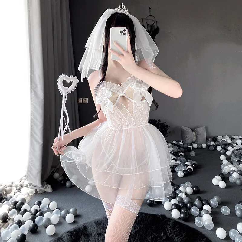 Сексуальное женское белье кружевное свадебное платье для невесты