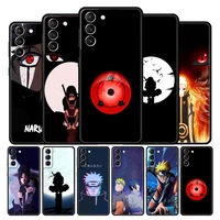 case cover for samsung galaxy note 10 20 8 9 10 ultra f12 f22 m30s m11 m22 5g shockproof back black style naruto manga anime