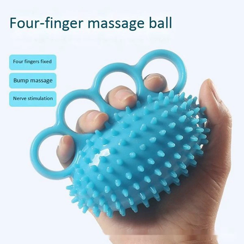 

2Pcs Finger Exerciser Exercise Anti-Spasticity Ball Hand Grip Strengthener Fingers Hand Grip Ball Strengthener