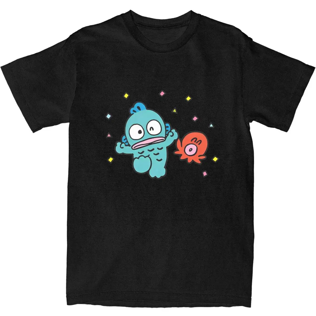 Футболка большого размера Hangyodon с героями мультфильмов Happy-bayingimg футболка из 100%