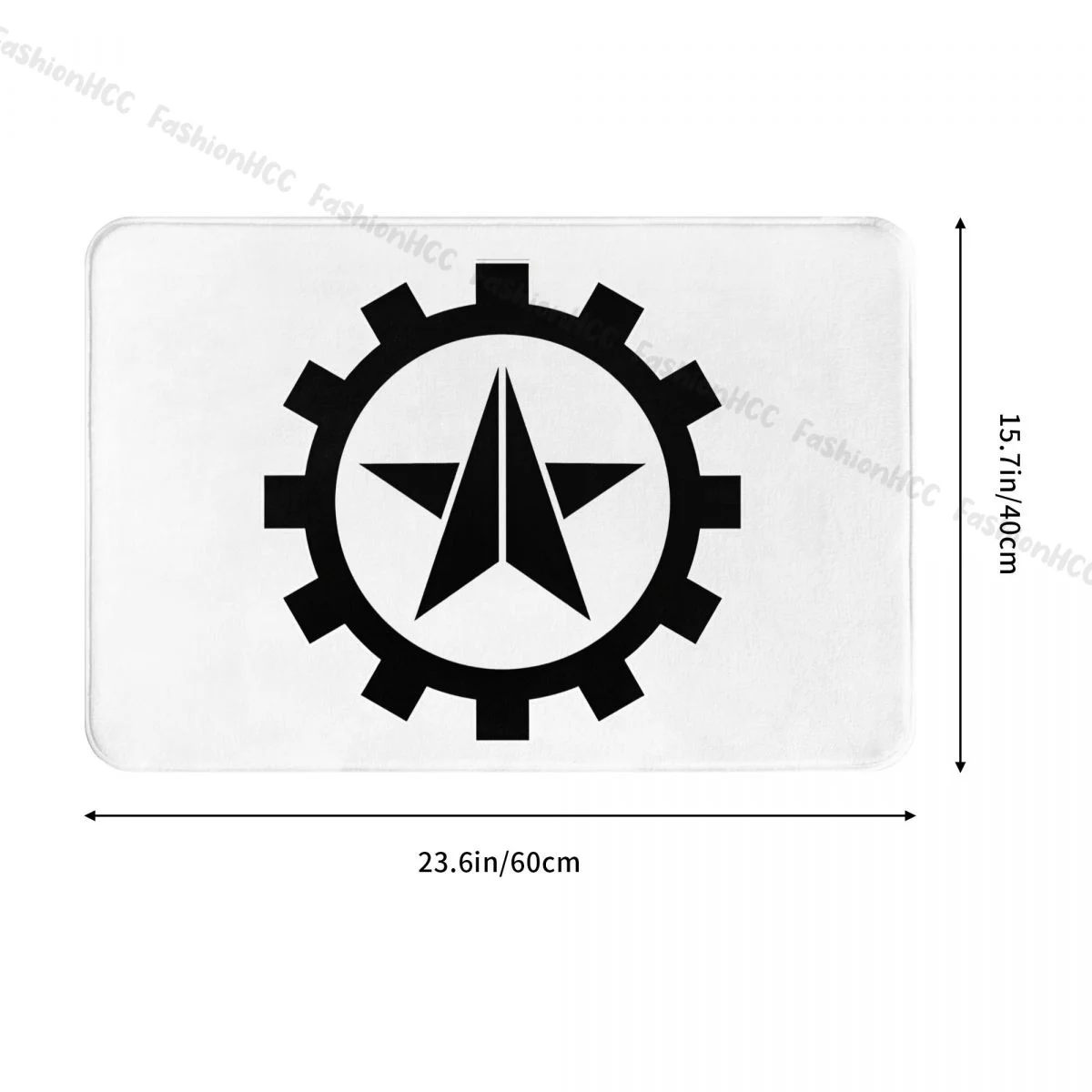 Противоскользящий фланелевый коврик для ванной игр hellдайверов